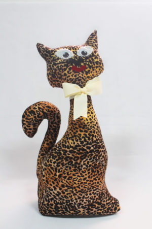 Gato de tela coleccion leopardo