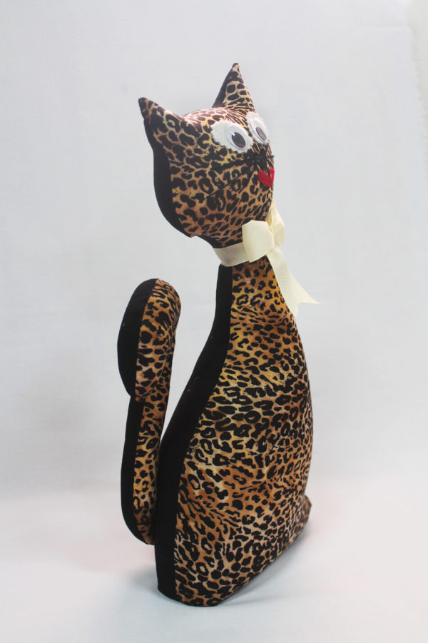 Gato de tela coleccion leopardo