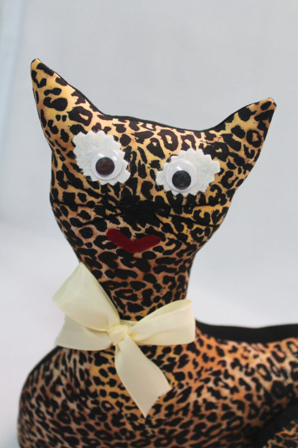 Gato de tela coleccion leopardo