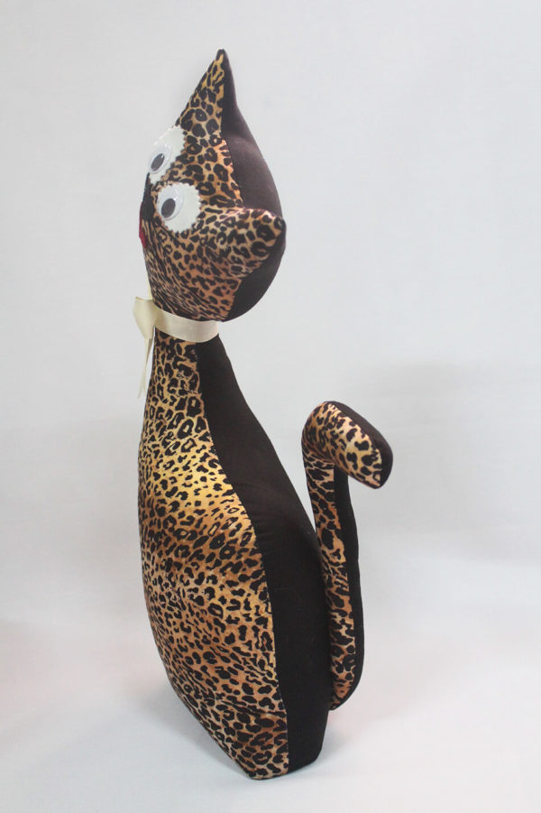 Gato de tela coleccion leopardo