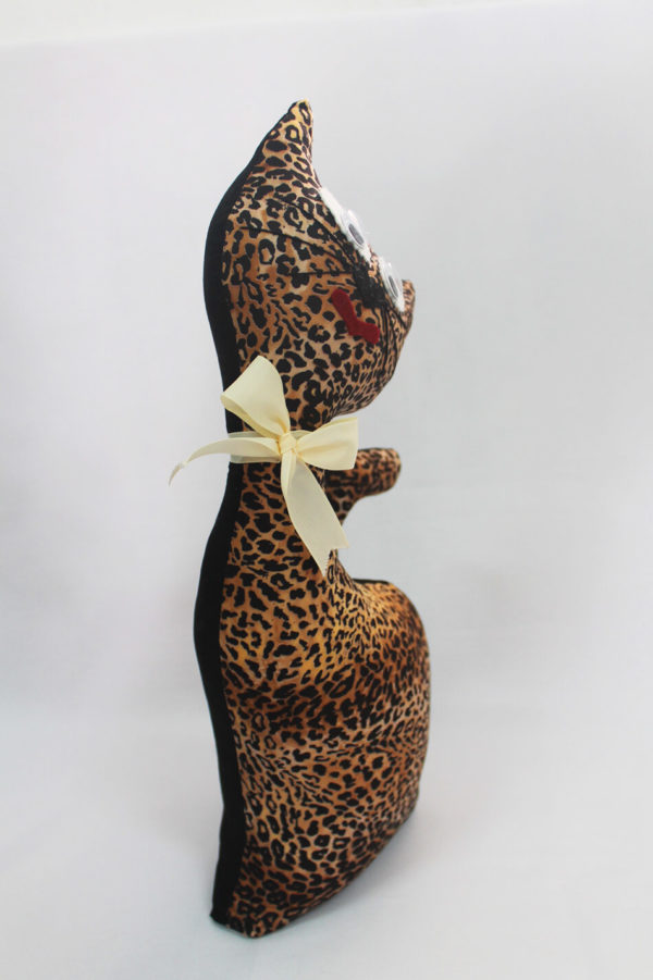 Gato de tela coleccion leopardo