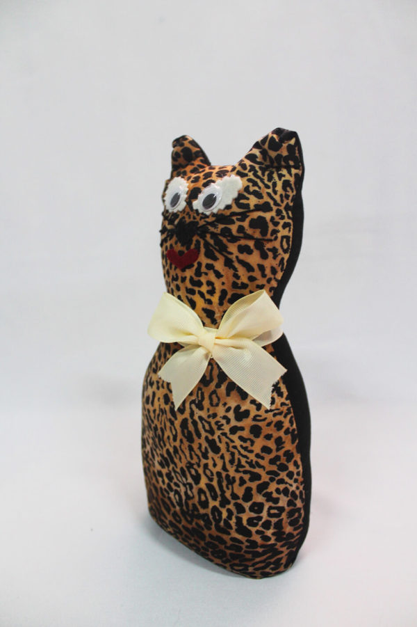 Gato de tela coleccion leopardo