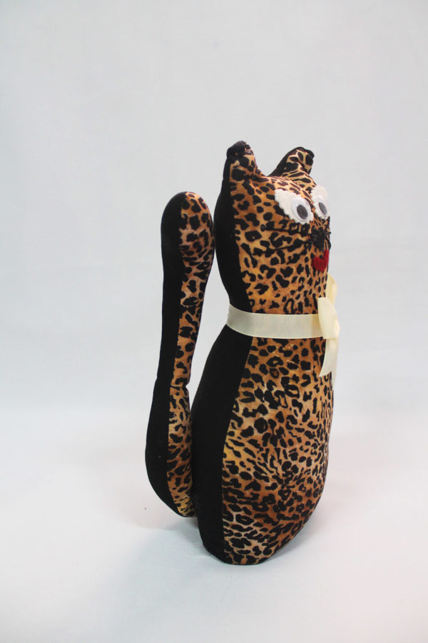 Gato de tela coleccion leopardo