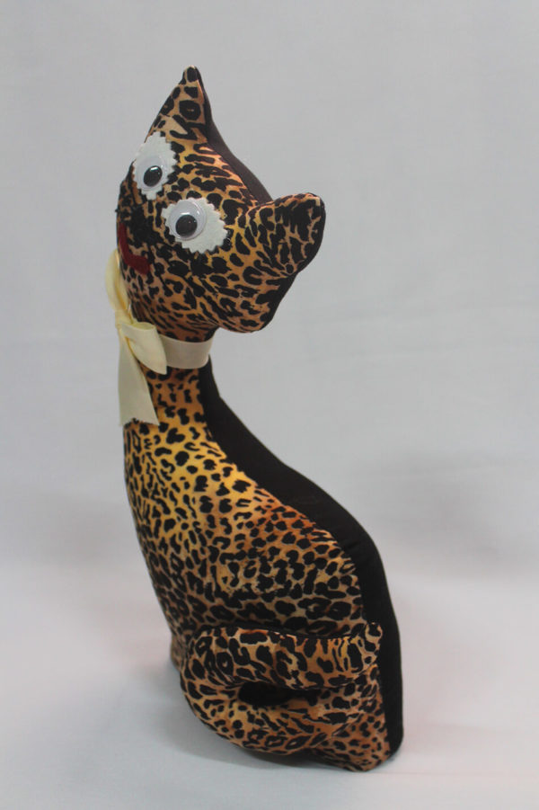 Gato de tela de Leopardo - Modelo Rabito