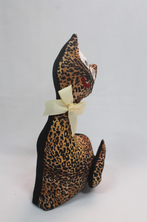 Gato de tela de Leopardo - Modelo Rabito