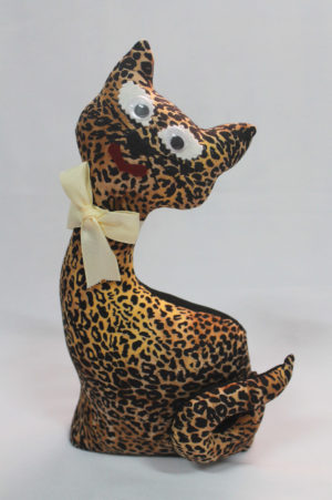 Gato de tela de Leopardo - Modelo Rabito